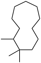 1,1,2-Trimethylcycloundecane Struktur