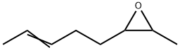 Oxirane,  2-methyl-3-(3-penten-1-yl)- Structure