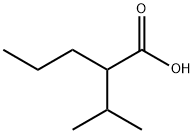 2-イソプロピルペンタン酸 化学構造式