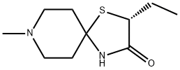 1-Thia-4,8-diazaspiro[4.5]decan-3-one,2-ethyl-8-methyl-,(2R)-(9CI) 结构式