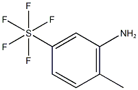 2-甲基-5-(五氟-Λ6-硫烷基)苯胺, 623943-52-2, 结构式