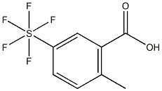 2-Methyl-5-(pentafluorosulfur)benzoic acid Structure