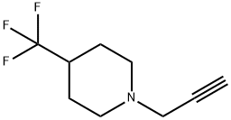 1-(2-propynyl)-4-(trifluoromethyl)piperidine Struktur