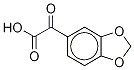 α-Oxo-1,3-benzodioxole-5-acetic Acid, 62396-98-9, 结构式