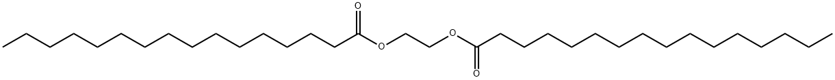 ジパルミチン酸1,2-エタンジイル 化学構造式