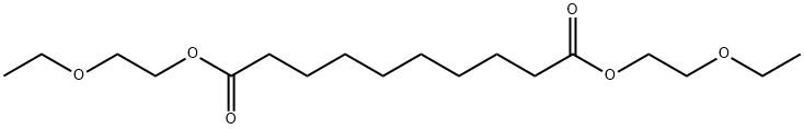 双(2-乙氧基乙基)癸二酸酯, 624-10-2, 结构式