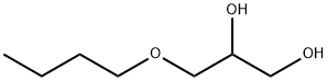 3-BUTOXYPROPANE-1,2-DIOL, 624-52-2, 结构式