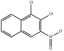 1,2-DICHLORO-3-NITRONAPHTHALENE Structure