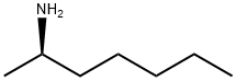 (R)-2-氨基庚烷 结构式
