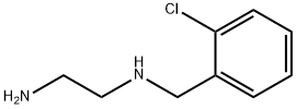 N-(2-クロロベンジル)エチレンジアミン 化学構造式