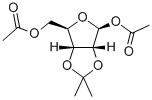 1,5-DI-O-ACETYL-2,3-O-ISOPROPYLIDENE-BETA-D-RIBOFURANOSE 结构式