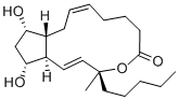 (5Z,13E,15S)-9α,11α,15-Trihydroxy-15-methylprosta-5,13-dien-1-oic acid 1,15-lactone Struktur