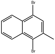 1,4'-二溴-2甲基萘 结构式
