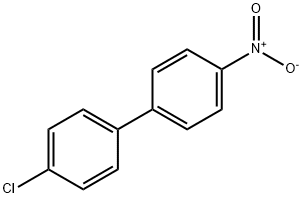 4-Chloro-4'-nitrobiphenyl 化学構造式