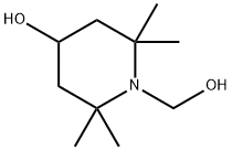 4-HYDROXY-1-(2-HYDROXYETHYL)-2,2,6,6-TETRAMETHYLPIPERIDINE Struktur