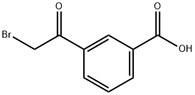 3-(2-BROMOACETYL)BENZOIC ACID Struktur