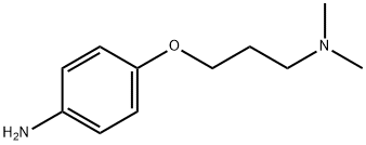 4-(3-二甲基氨基丙氧基)苯胺 结构式