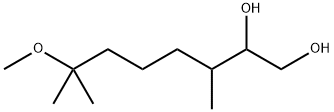 7-Methoxy-3,7-dimethyl-1,2-octanediol 结构式