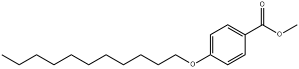 METHYL 4-N-UNDECYLOXYBENZOATE Struktur