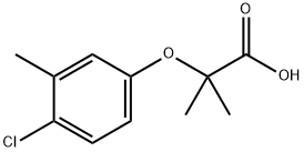 2-(4-CHLORO-3-METHYL-PHENOXY)-2-METHYL-PROPIONIC ACID Struktur