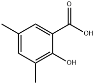 2-羟基-3,5-二甲基苯甲酸, 6245-04-1, 结构式