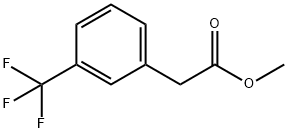 3-(トリフルオロメチル)フェニル酢酸メチル 化学構造式