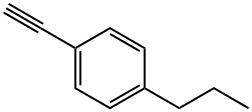 1-エチニル-4-プロピルベンゼン 化学構造式