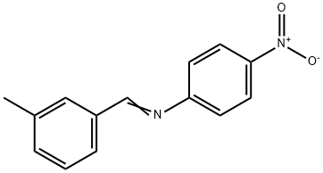 Benzenamine,N-[(3-methylphenyl)methylene]-4-nitro- Structure