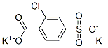 potassium 2-chloro-4-sulphobenzoate Struktur