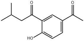 5'-アセチル-2'-ヒドロキシ-β-メチルブチロフェノン 化学構造式