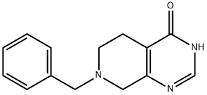 7-BENZYL-5,6,7,8-TETRAHYDRO-3H-PYRIDO[3,4-D]PYRIMIDIN-4-ONE HYDROCHLORIDE Struktur