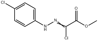 METHYLCHLORO[(4-CHLOROPHENYL)HYDRAZONO] ACETATE, 62465-90-1, 结构式