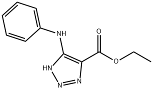 5-(Phenylamino)-1H-1,2,3-triazole-4-carboxylic acid ethylester 结构式
