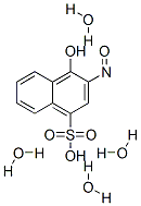 2-亚硝基-1-萘酚-4-磺酸 四水合物, 624725-88-8, 结构式