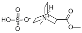 3-(METHOXY-CARBONYL)-1-METHYL-1-AZONIABICYCLO[2.2.2]OCTANE HYDROGEN SULFATE Structure