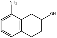 8-Amino-1,2,3,4-tetrahydro-2-naphthol Struktur
