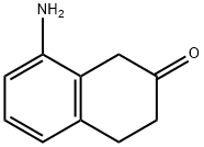 8-Amino-3,4-dihydro-1H-naphthalen-2-one Struktur