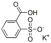 potassium hydrogen 2-sulphonatobenzoate Struktur