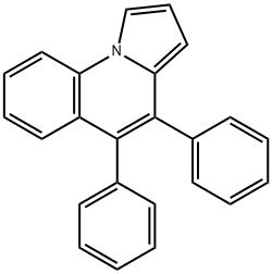 4,5-DIPHENYLPYRROLO[1,2-A]QUINOLINE 结构式