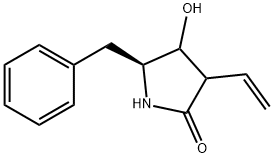 2-Pyrrolidinone, 3-ethenyl-4-hydroxy-5-(phenylmethyl)-, (5S)- (9CI) Structure