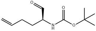 Carbamic acid, [(1S)-1-formyl-4-pentenyl]-, 1,1-dimethylethyl ester (9CI) Struktur