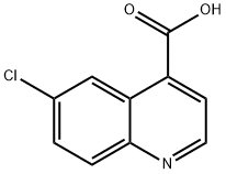 6-CHLORO-QUINOLINE-4-CARBOXYLIC ACID Structure