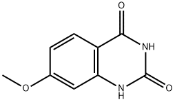 7-甲氧基-2,4(1H,3H)-喹唑啉二酮, 62484-12-2, 结构式