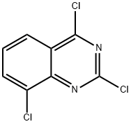 2,4,8-トリクロロキナゾリン 化学構造式