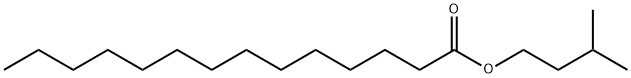 isopentyl myristate Struktur