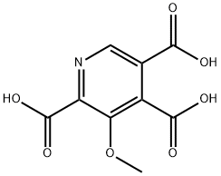 2,4,5-Pyridinetricarboxylic  acid,  3-methoxy- Structure