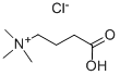 (3-羧丙基)三甲基氯化铵, 6249-56-5, 结构式