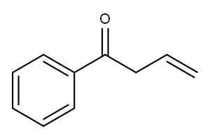 アリルフェニルケトン 化学構造式