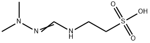 2-[[(Dimethylamino)iminomethyl]amino]ethanesulfonic acid Struktur