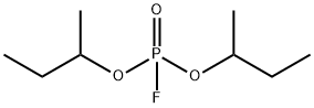 フルオリドりん酸ビス(1-メチルプロピル) 化学構造式